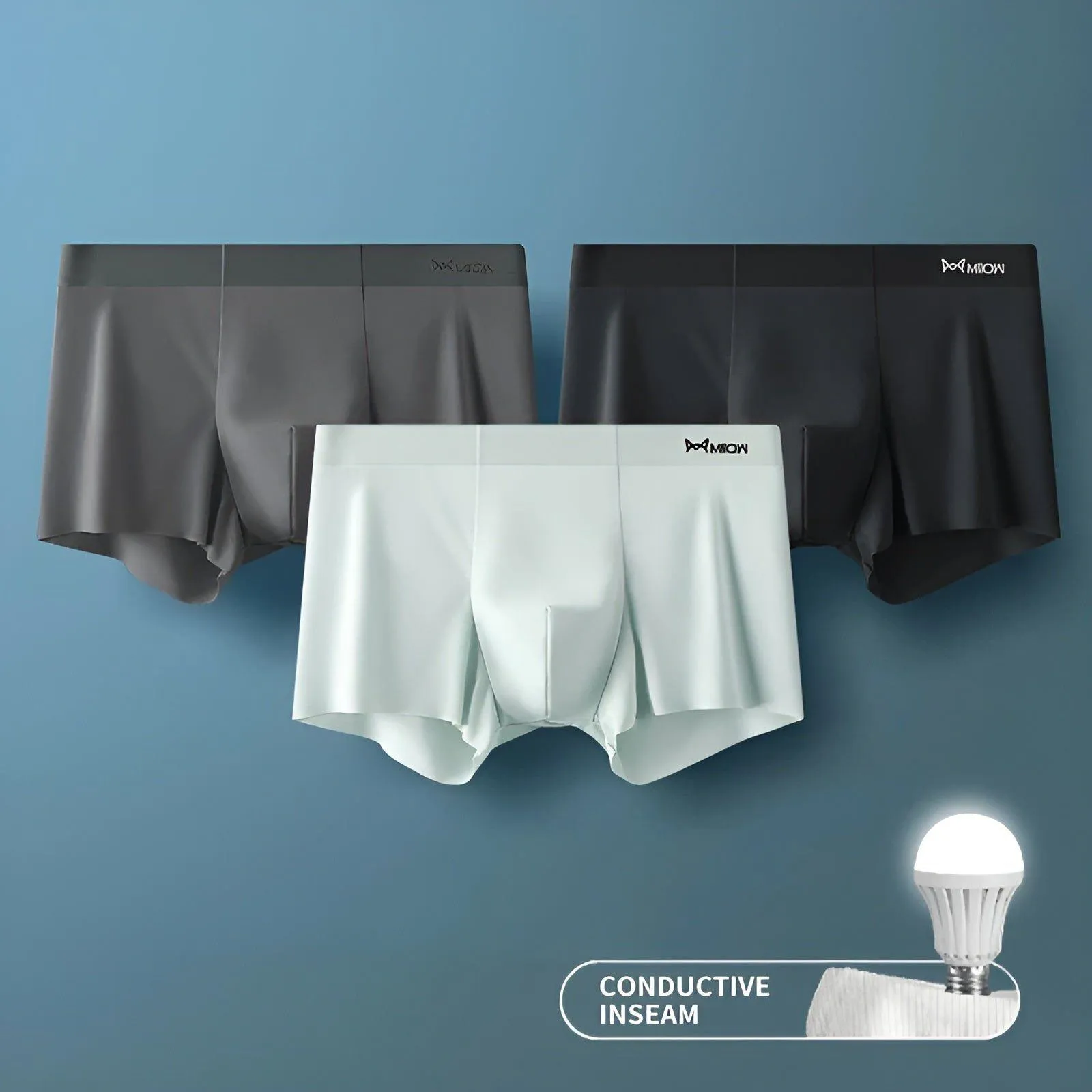 Elias Unterwäsche - Nahtlose 3er-Pack Boxer Shorts