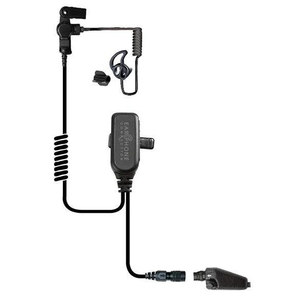 EP1311ECBT Hawk Black Diamond Tactical Lapel Microphone w/Easy-Connect fits Kenwood Multi Pin