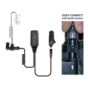 EP1348EC Hawk Lapel Mic, w/Easy-Connect fits Harris M/A COM