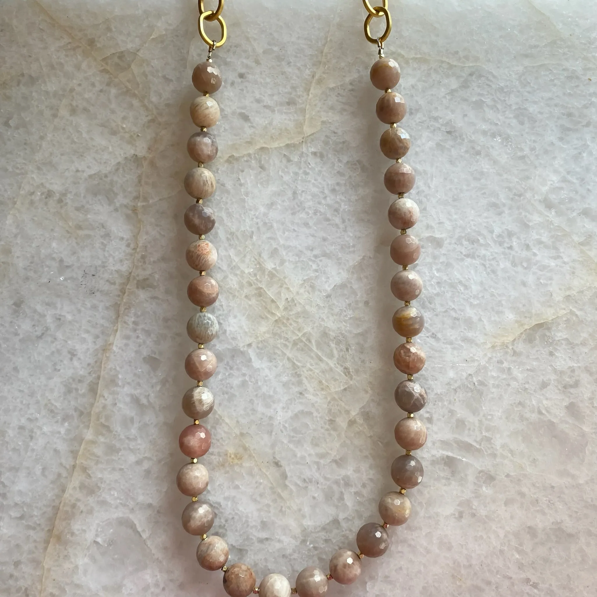 Faceted Bead Layering Necklace