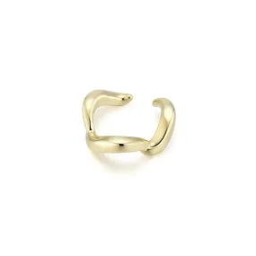 F&H STUDIOS Wave Ear Cuff GOLD