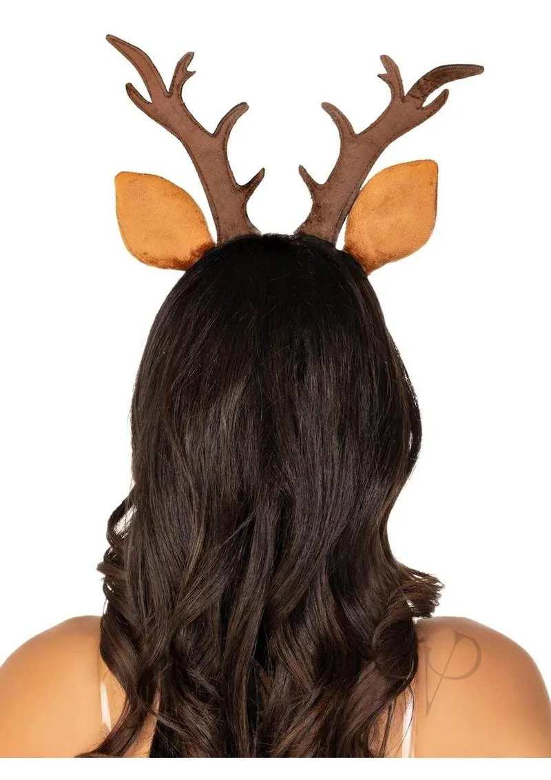 Fawn Ear Antler Headband Os Brown