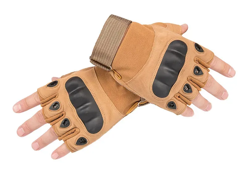 Fingerless Men's Gloves Hard Knuckle Military Tactical Gloves Outdoor Sports Hunting Airsoft Motorcycle Cycling Glove HalfFinger