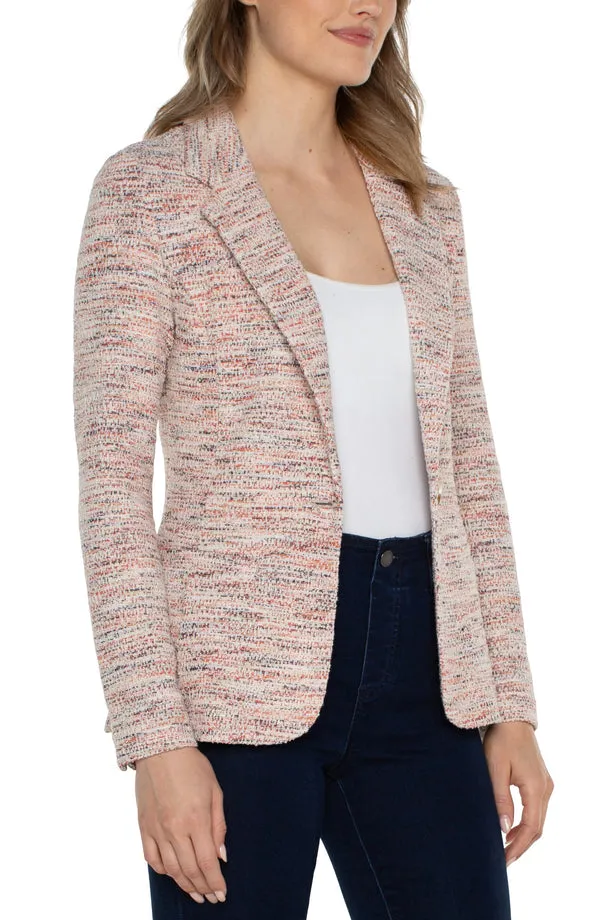 Fitted Blazer - Lava Flow