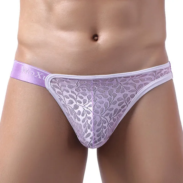 Floral Minimalist Side Stripe Breathable Brief