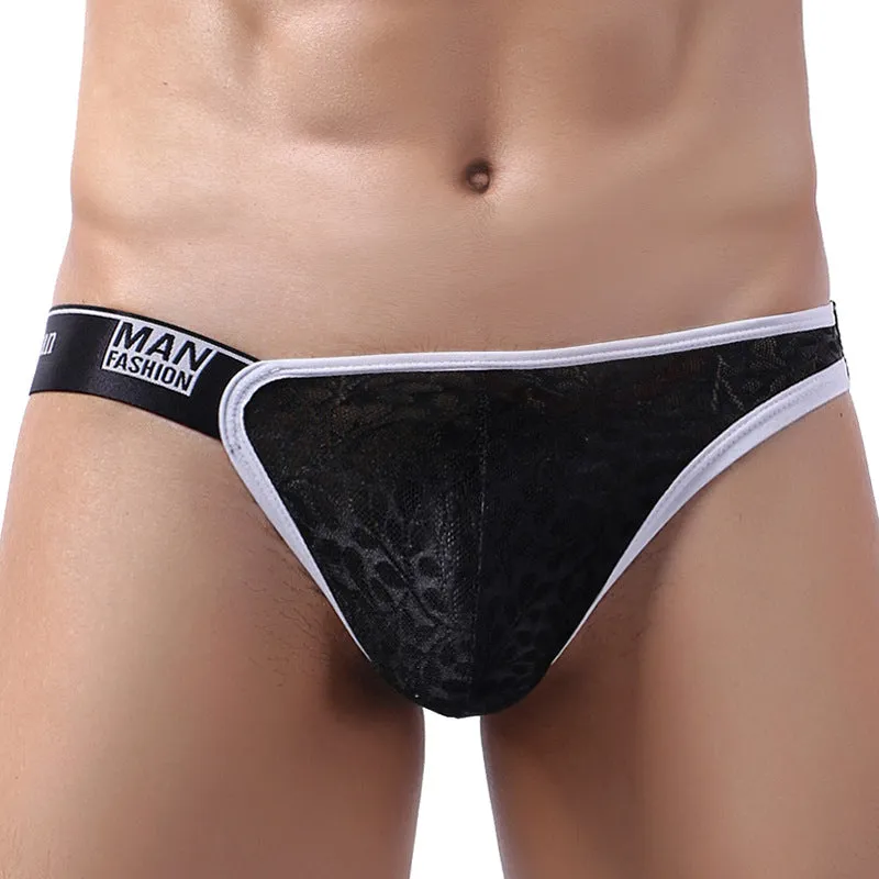 Floral Minimalist Side Stripe Breathable Brief