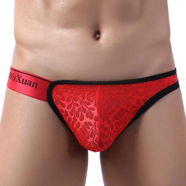 Floral Minimalist Side Stripe Breathable Brief