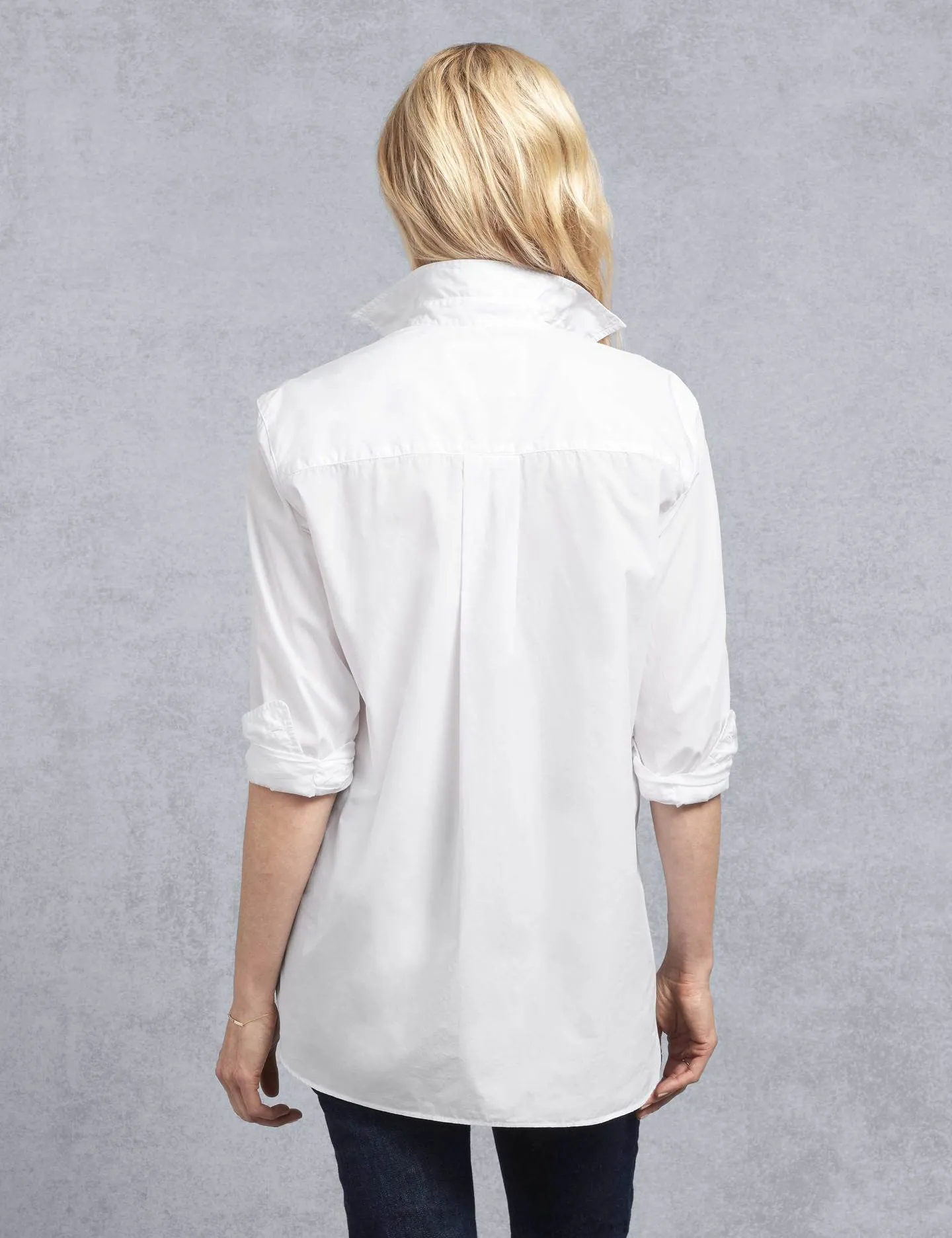 Frank & Eileen - Women's Button Down Shirt in White Piumino