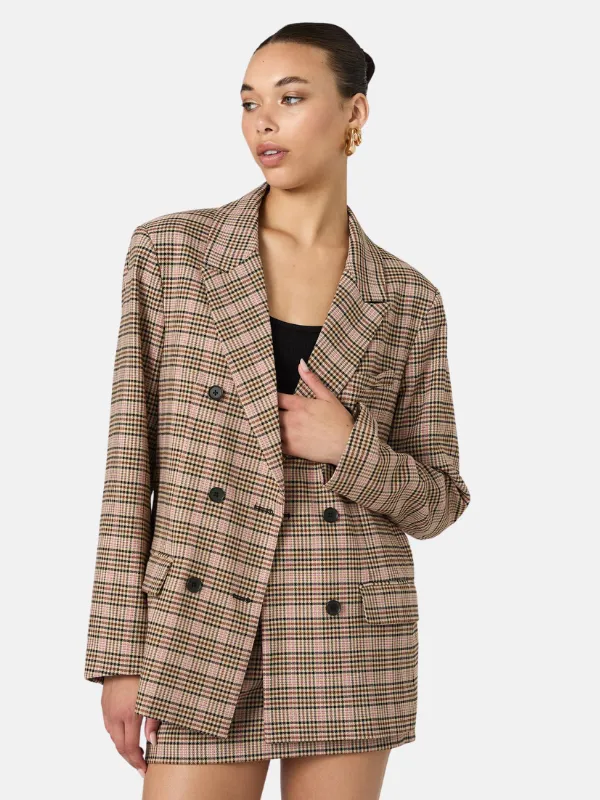 Gina Check Blazer