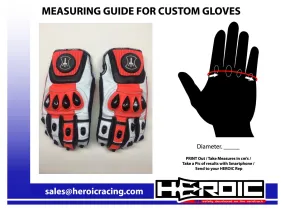 HEROIC ST-R Pro FTR Shorty Gloves - Custom