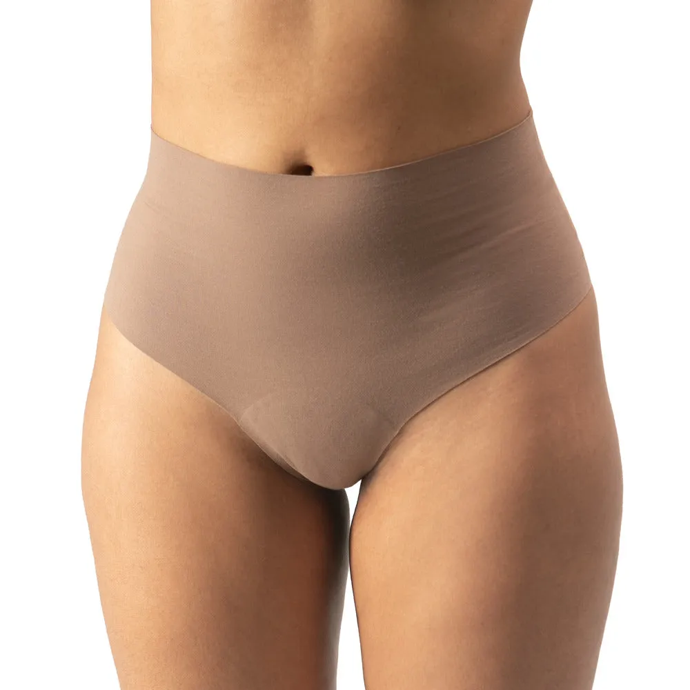 High Rise Thong 3 Pack [Dark Neutrals]