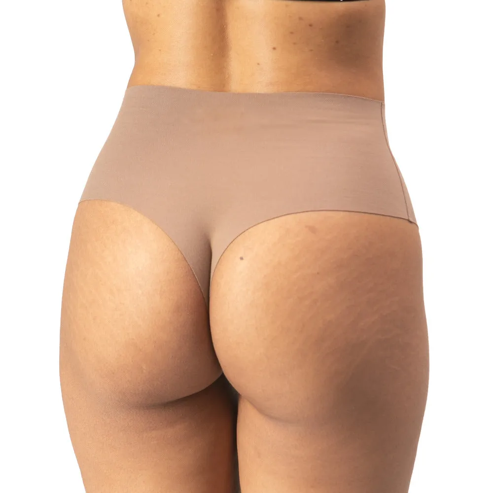 High Rise Thong 3 Pack [Dark Neutrals]