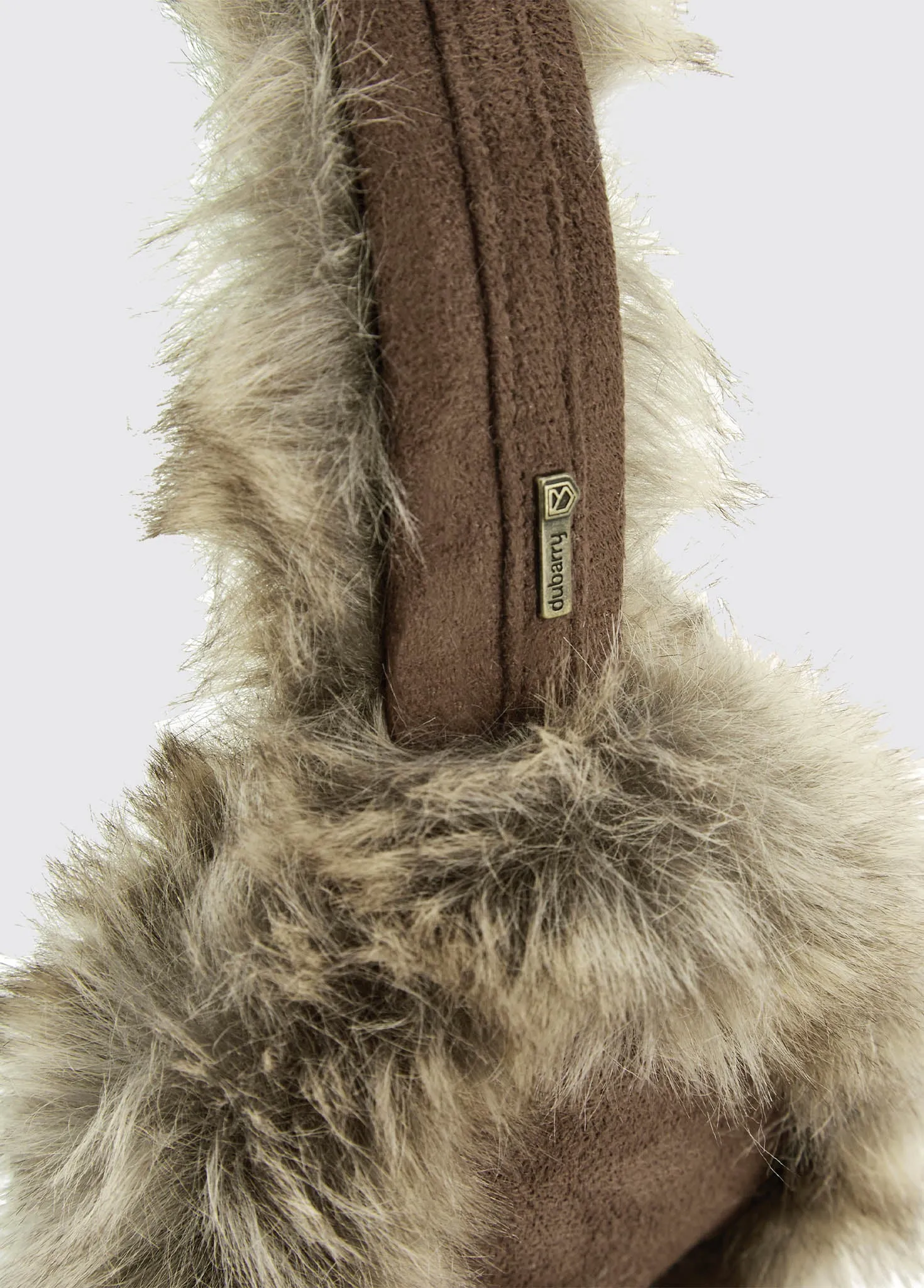 Hillcrest Ladies Faux Fur Ear Muffs - Chinchilla