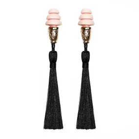 Holly Gift Boxed Tassel Ear Plugs in Midnight Black Inspired By BAT