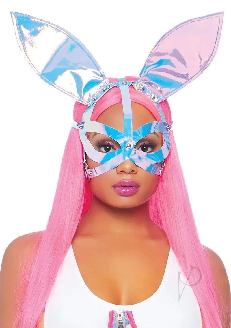 Holographic Bunny Ear Mask Os(disc)