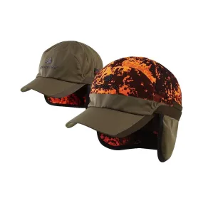 Huntflex Reversible Cap Olive/Blaze by Shooterking