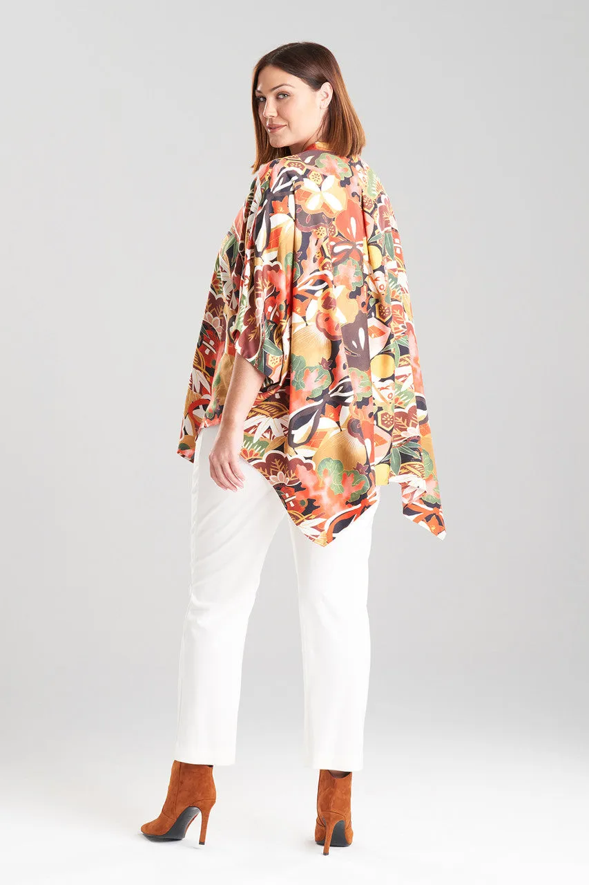 Ikebana Printed Cotton Silk Shirt