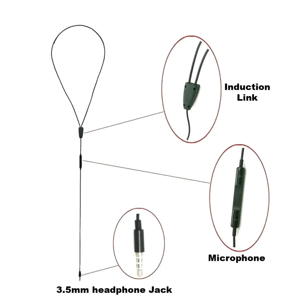 In-Ear Invisible Spy Microphone Two-Way Communication