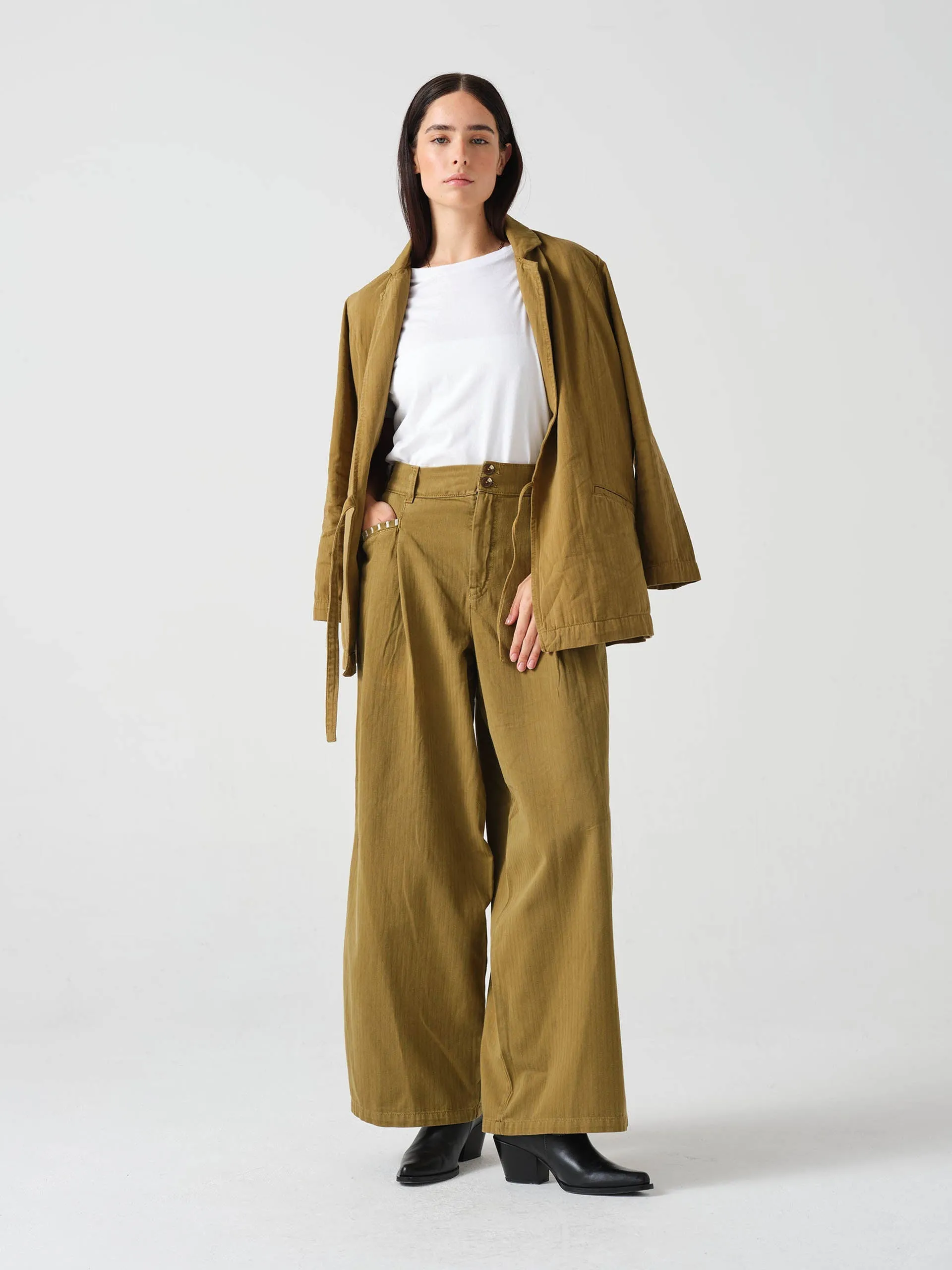 Isabella pant in olive