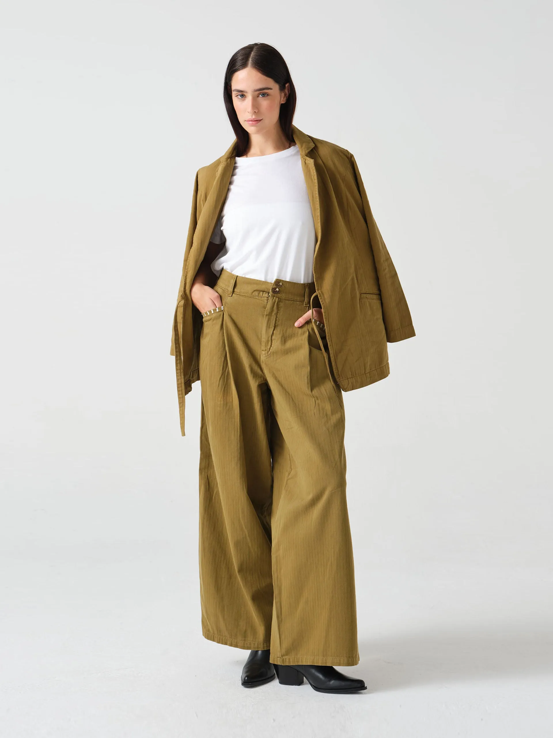 Isabella pant in olive