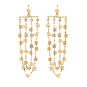 Julie Cohn Chapel Bronze Chandelier Chain Earring