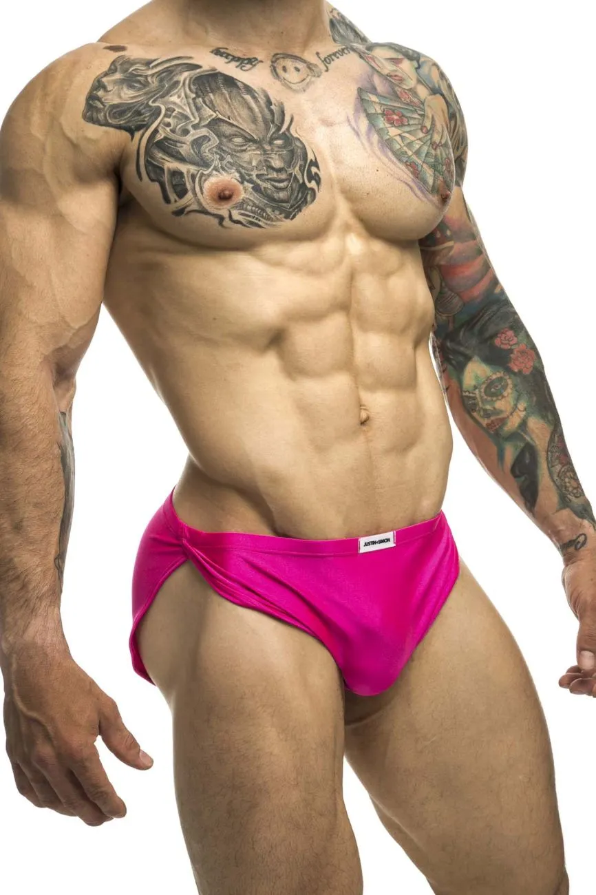 JUSTIN SIMON XSJ09 Running Shorts Color Hot Pink