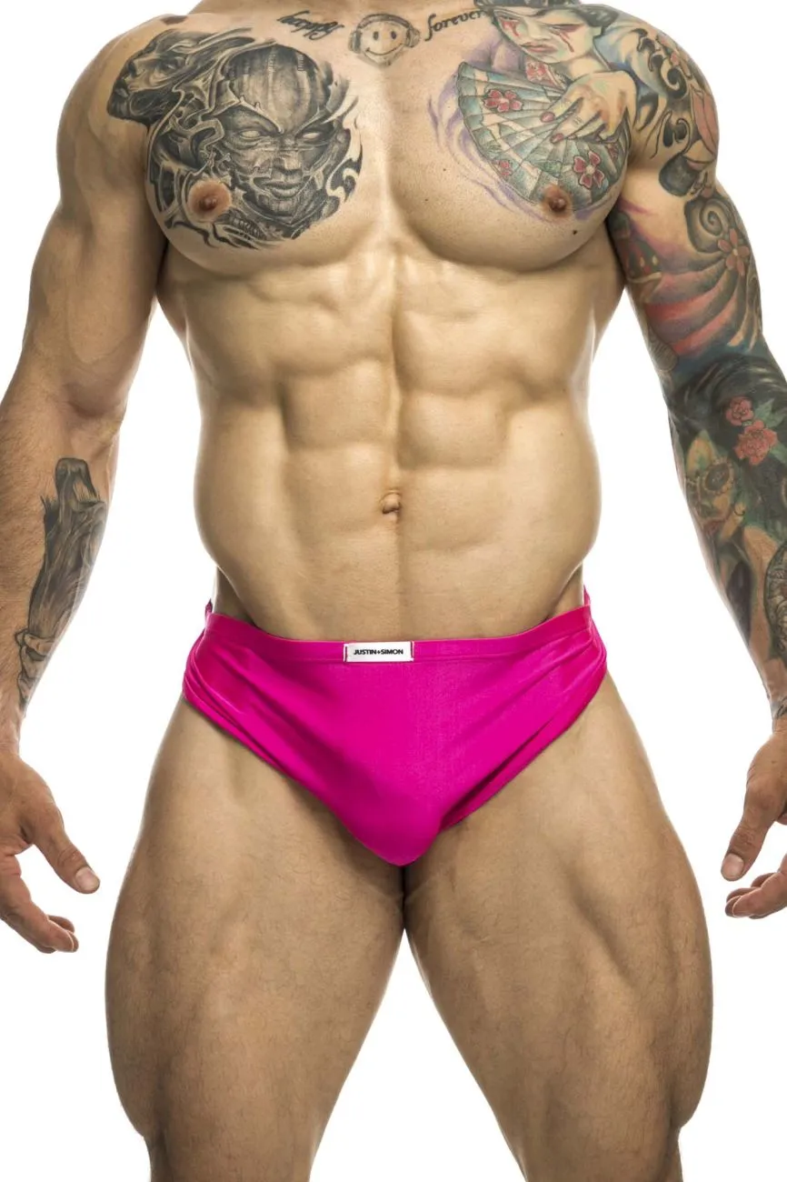 JUSTIN SIMON XSJ09 Running Shorts Color Hot Pink