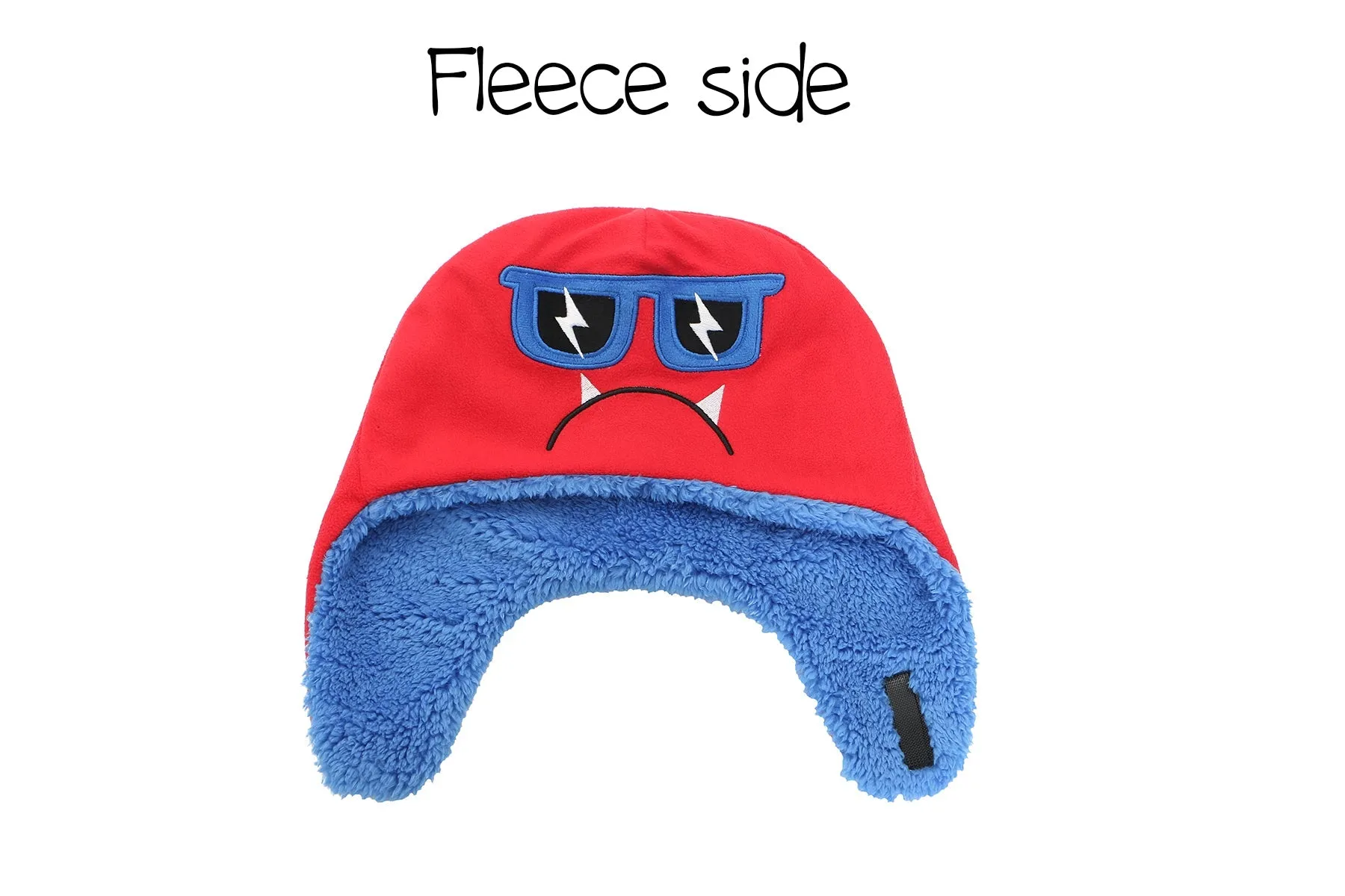 Kids & Baby Reversible Sherpa Hat - Monsters