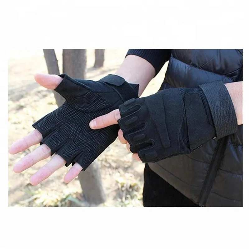 Kids Gloves Outdoor Sport Fingerless Tactical Gloves Army Military Half Finger Children Cycling Fingerless Gloves for Boys Girls