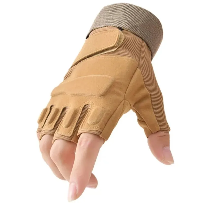 Kids Gloves Outdoor Sport Fingerless Tactical Gloves Army Military Half Finger Children Cycling Fingerless Gloves for Boys Girls