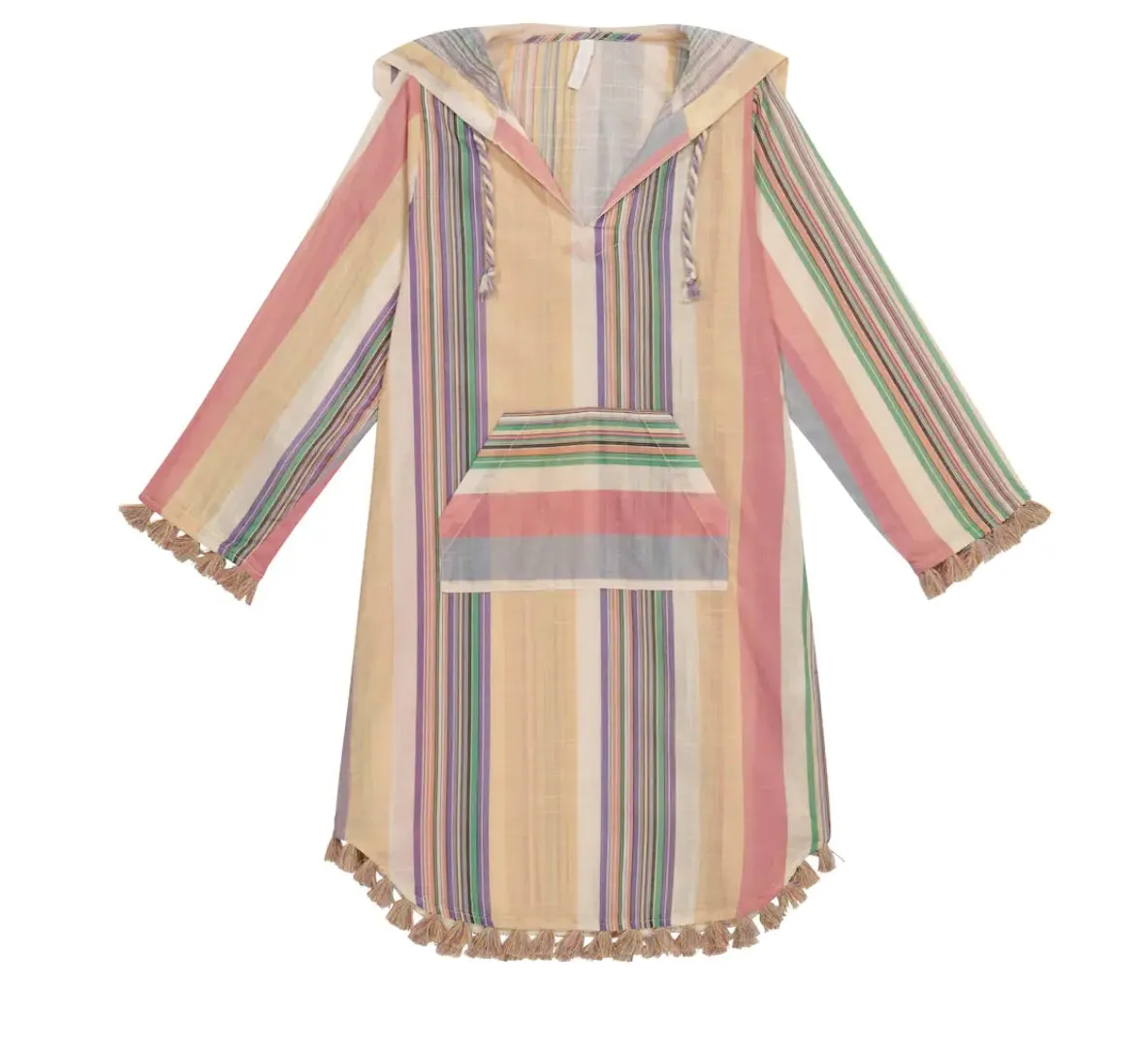 Kids Poncho Cotton Dress