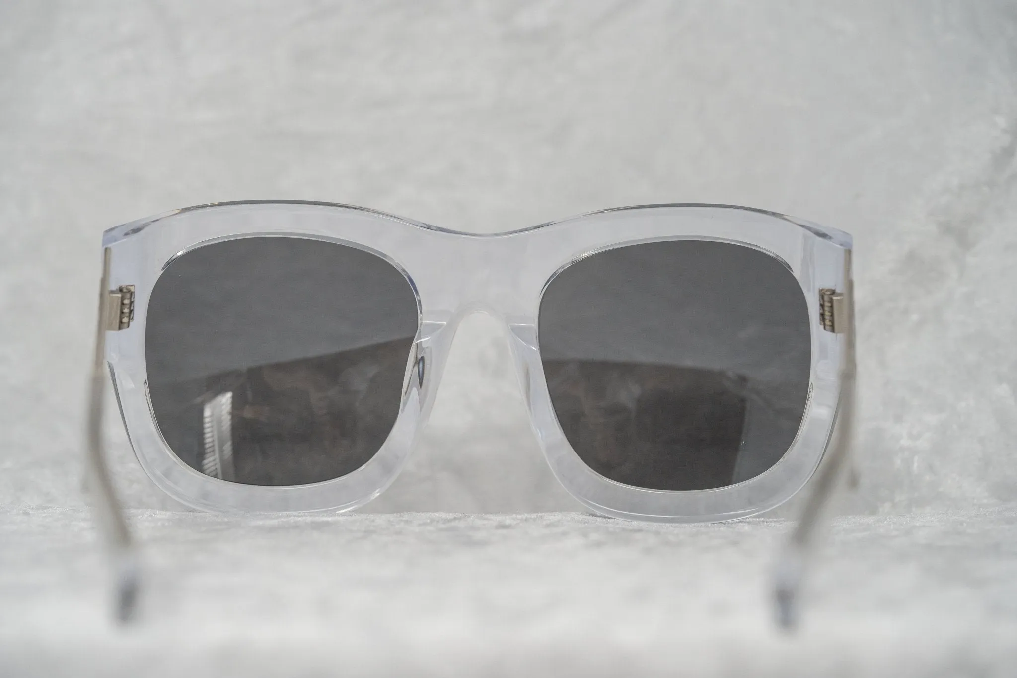 Kokon To Zai Sunglasses Oversized Clear and Silver