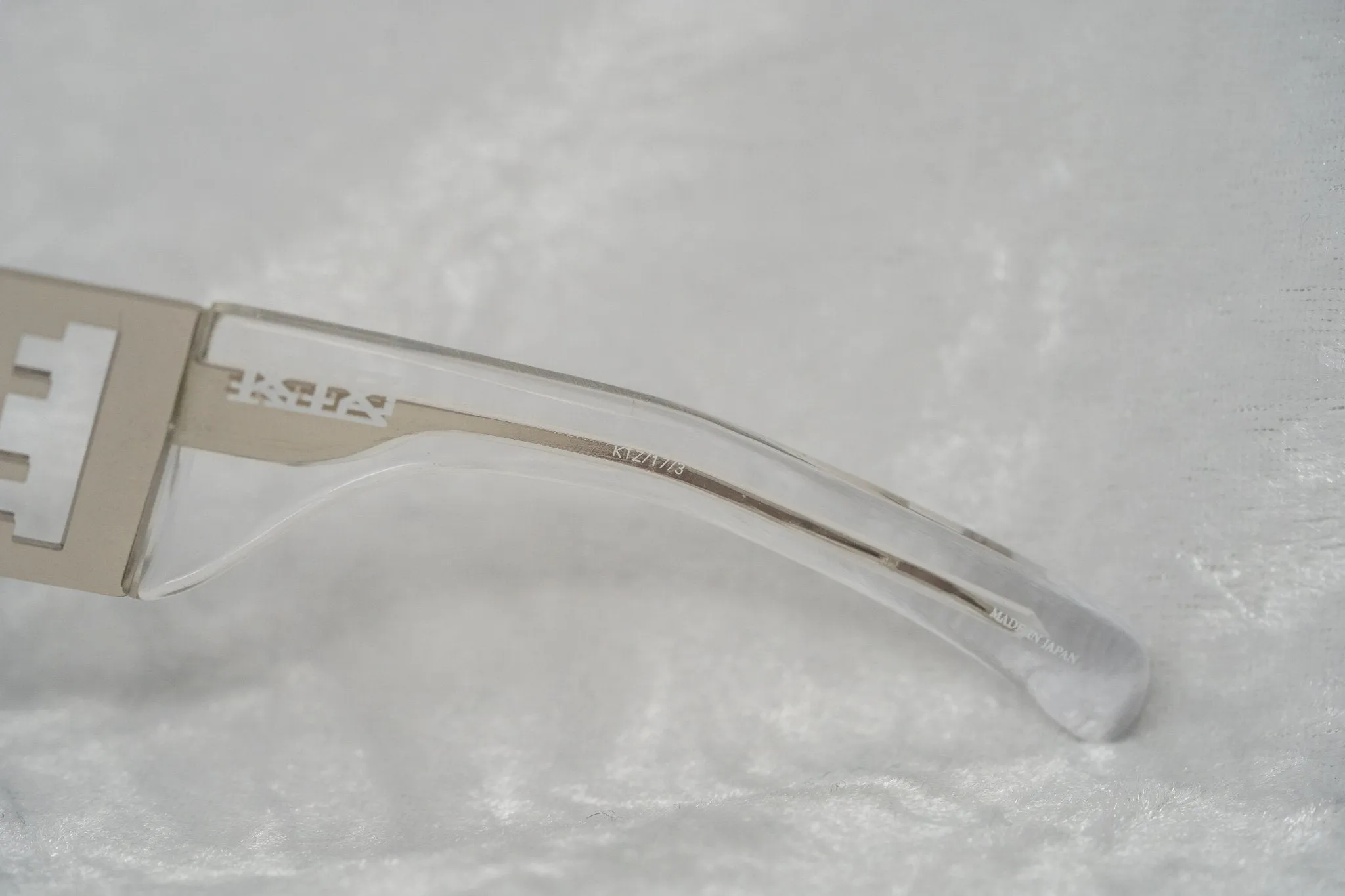 Kokon To Zai Sunglasses Oversized Clear and Silver