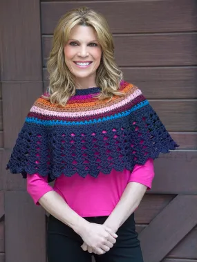 Lace Edged Poncho Pattern (Crochet) - Version 2