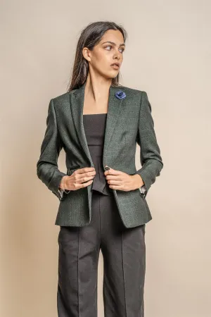 Ladies Caridi Olive Blazer