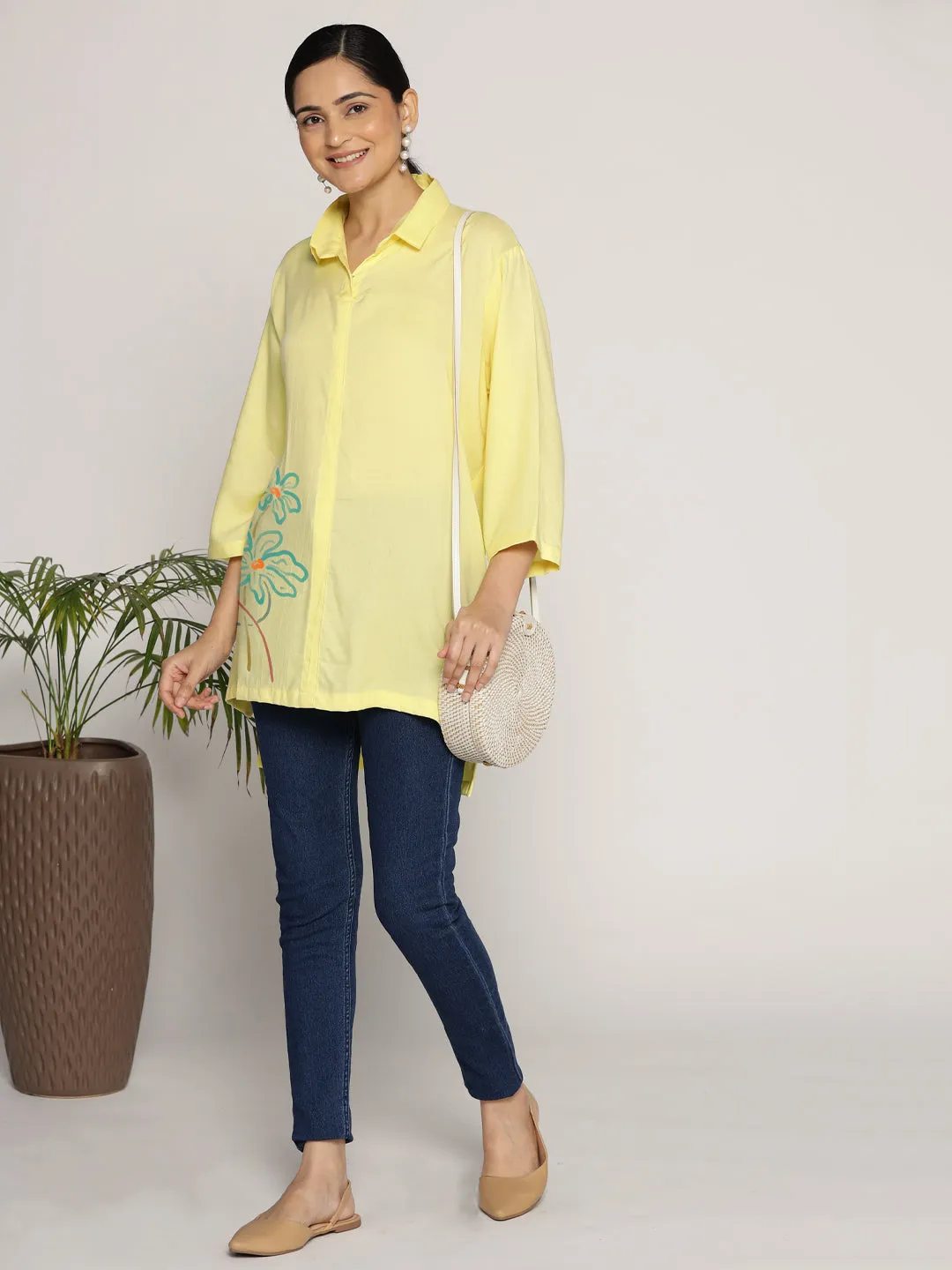 Lemon Rayon ShirtTop - Inoubliable