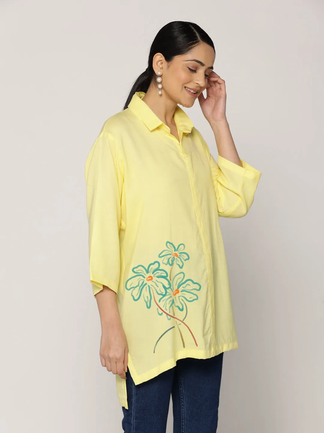 Lemon Rayon ShirtTop - Inoubliable