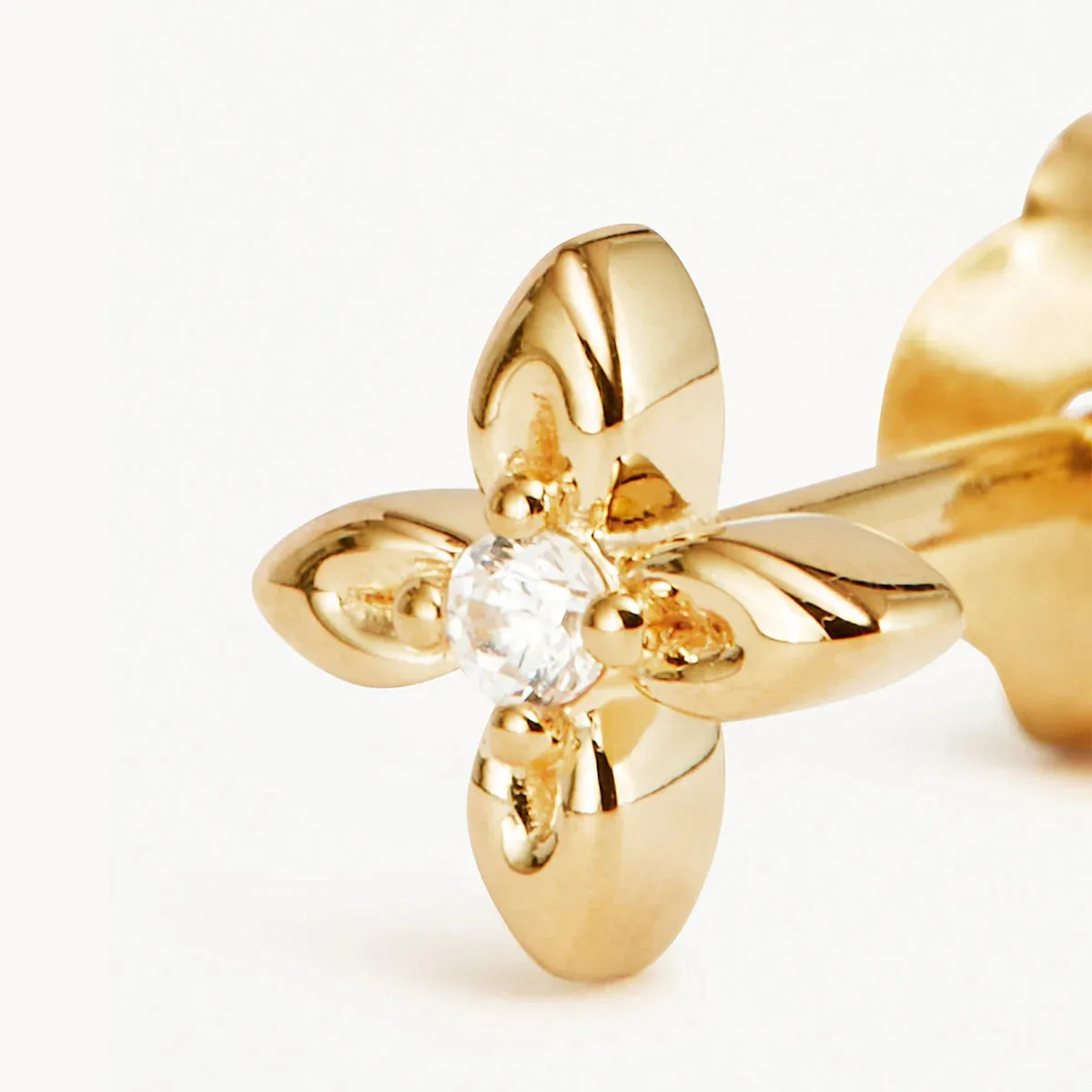 Live in Light Lotus Stud Earrings