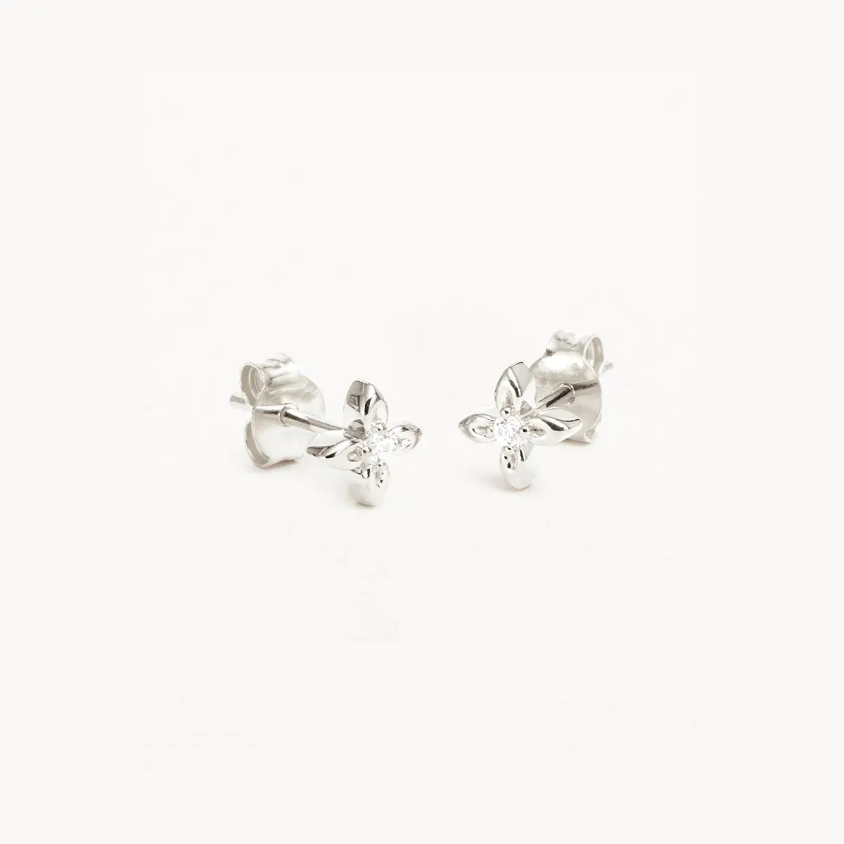 Live in Light Lotus Stud Earrings