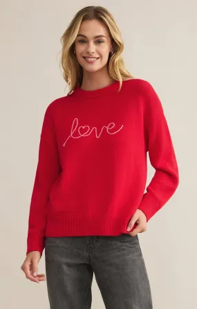 Love Notes Boyfriend Sweater