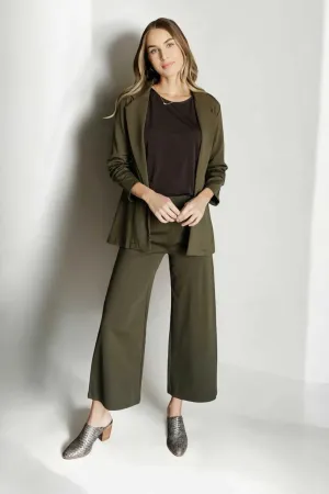 Magic Wide Leg Crop Pants in Olive