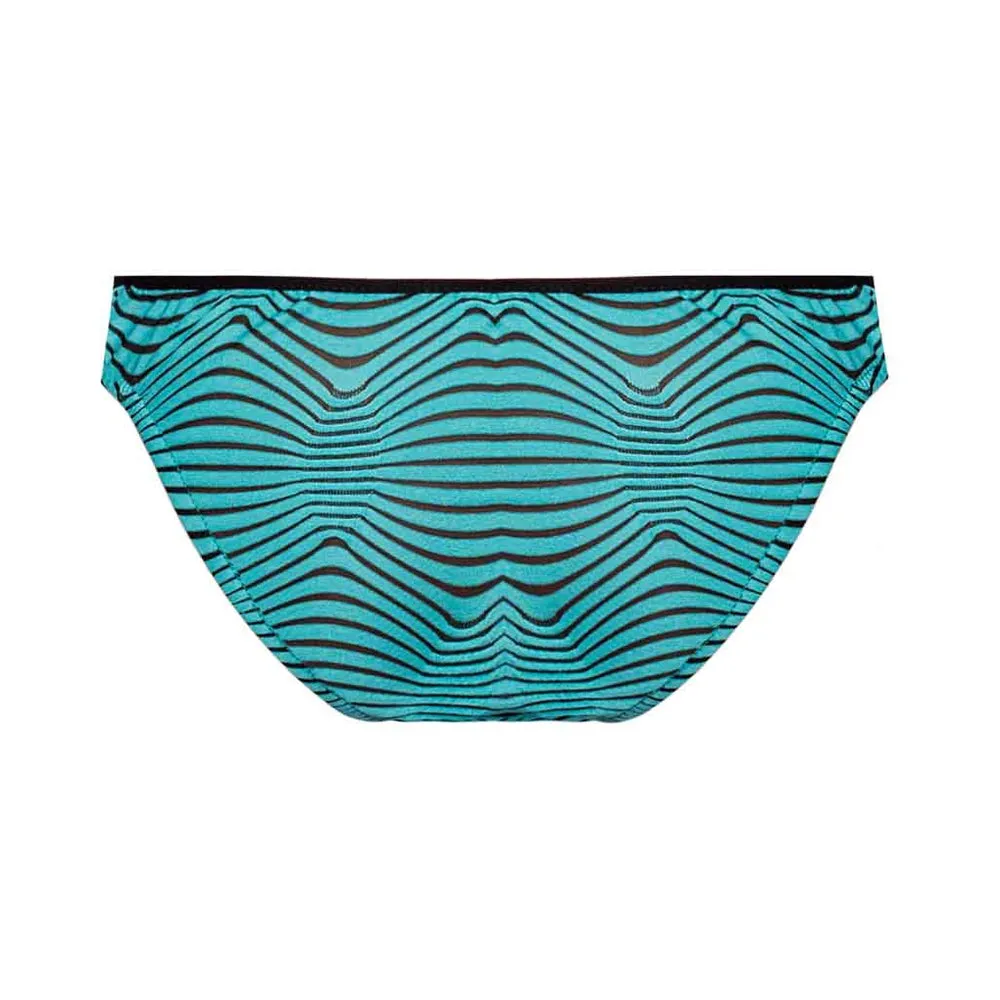 Male Power Tranquil Abyss Mini Bikini Seafoam/black Medium