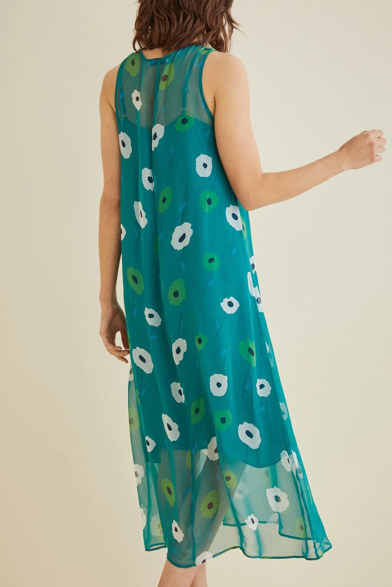 Mariam Silk Maxi Dress