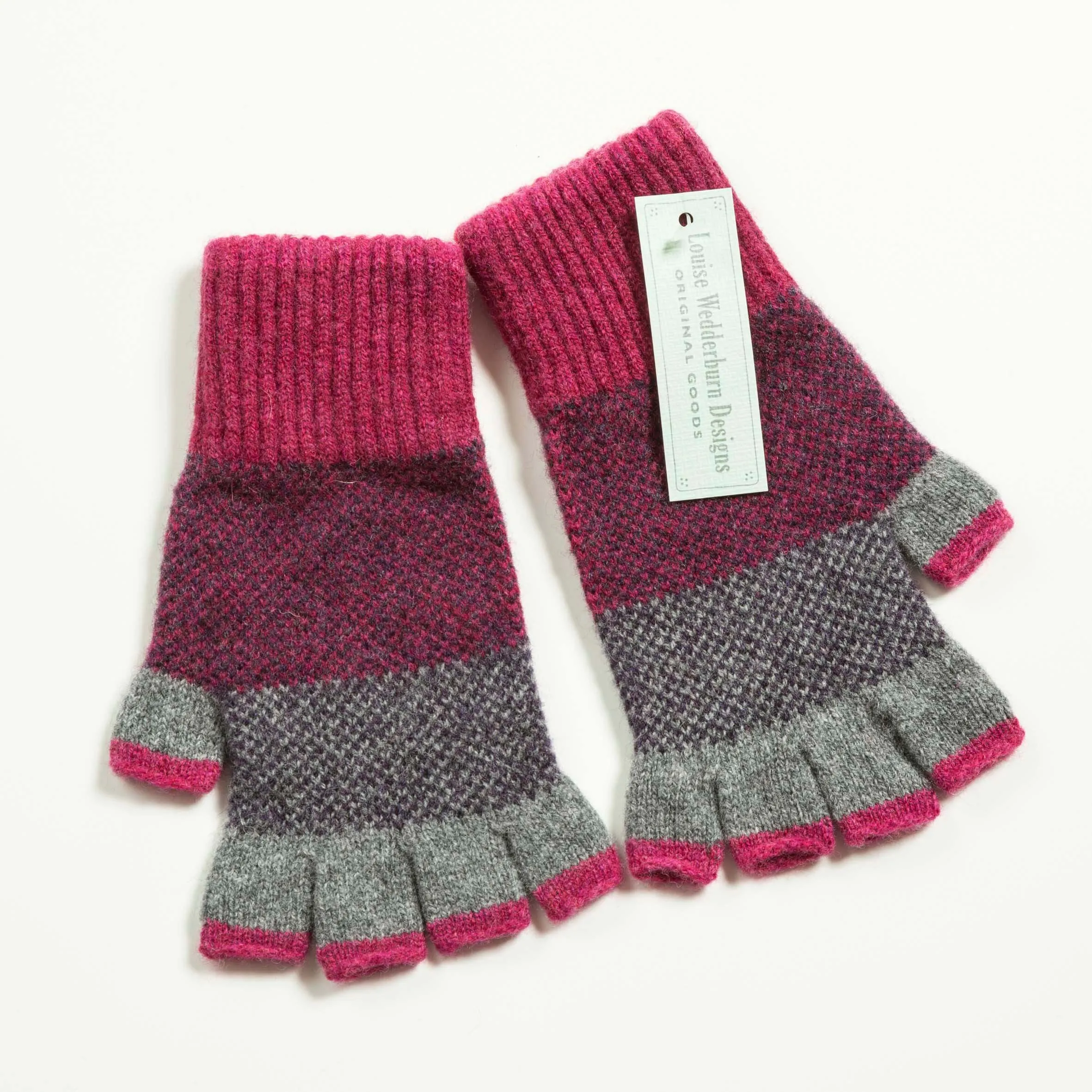 Melange Fingerless Gloves