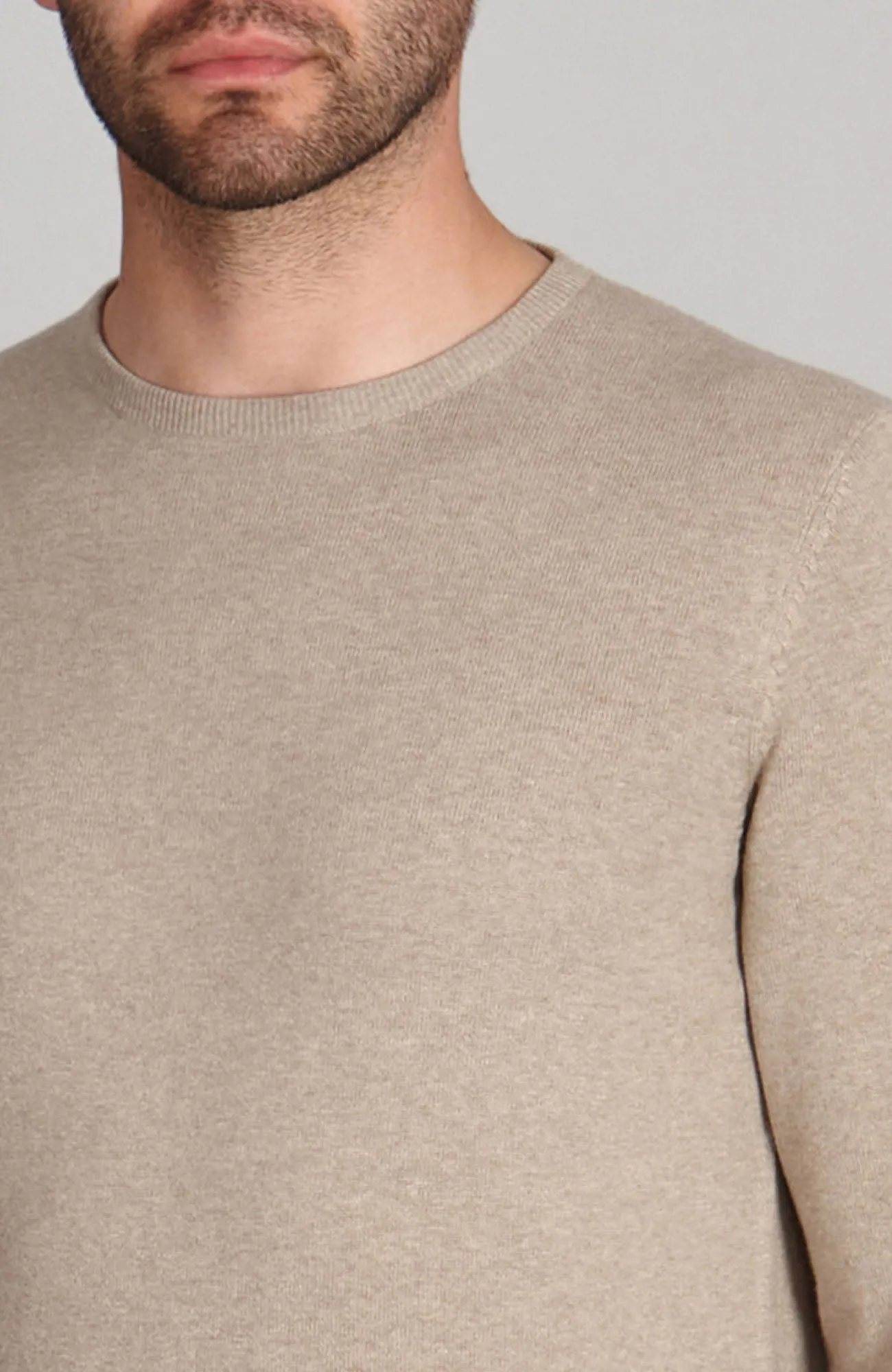 Men's 100% Cotton Crew Neck Jumper