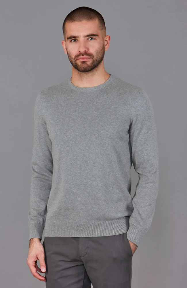 Men's 100% Cotton Crew Neck Jumper