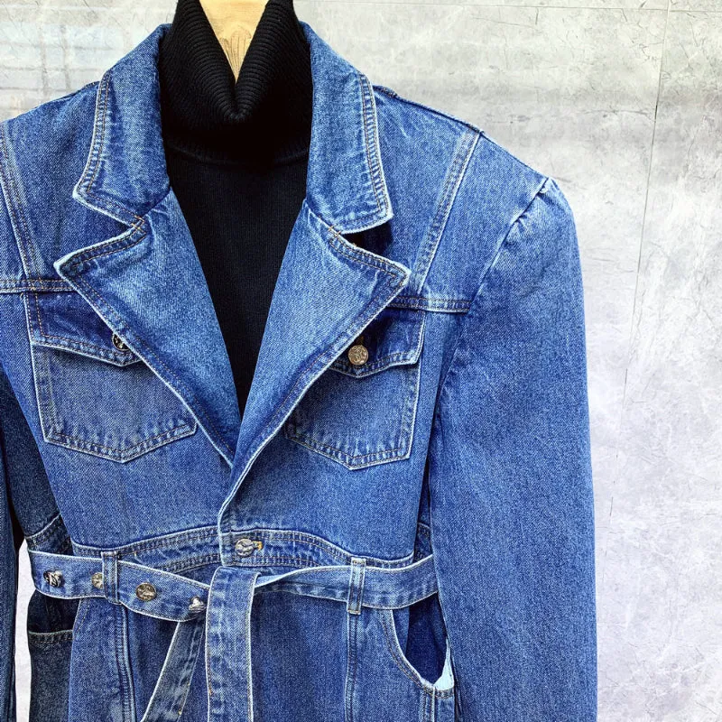 Men's British Denim Casual Jacket Blazer