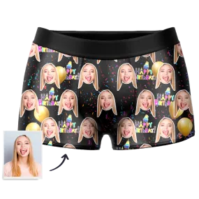 Men's Custom Birthday Boxer Shorts