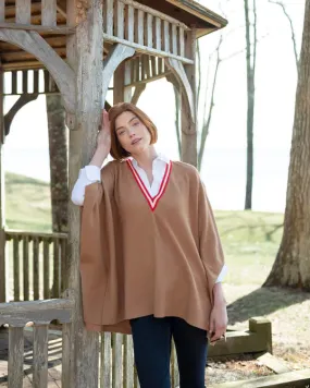 Mersea Anywear V-Neck Poncho Caramel