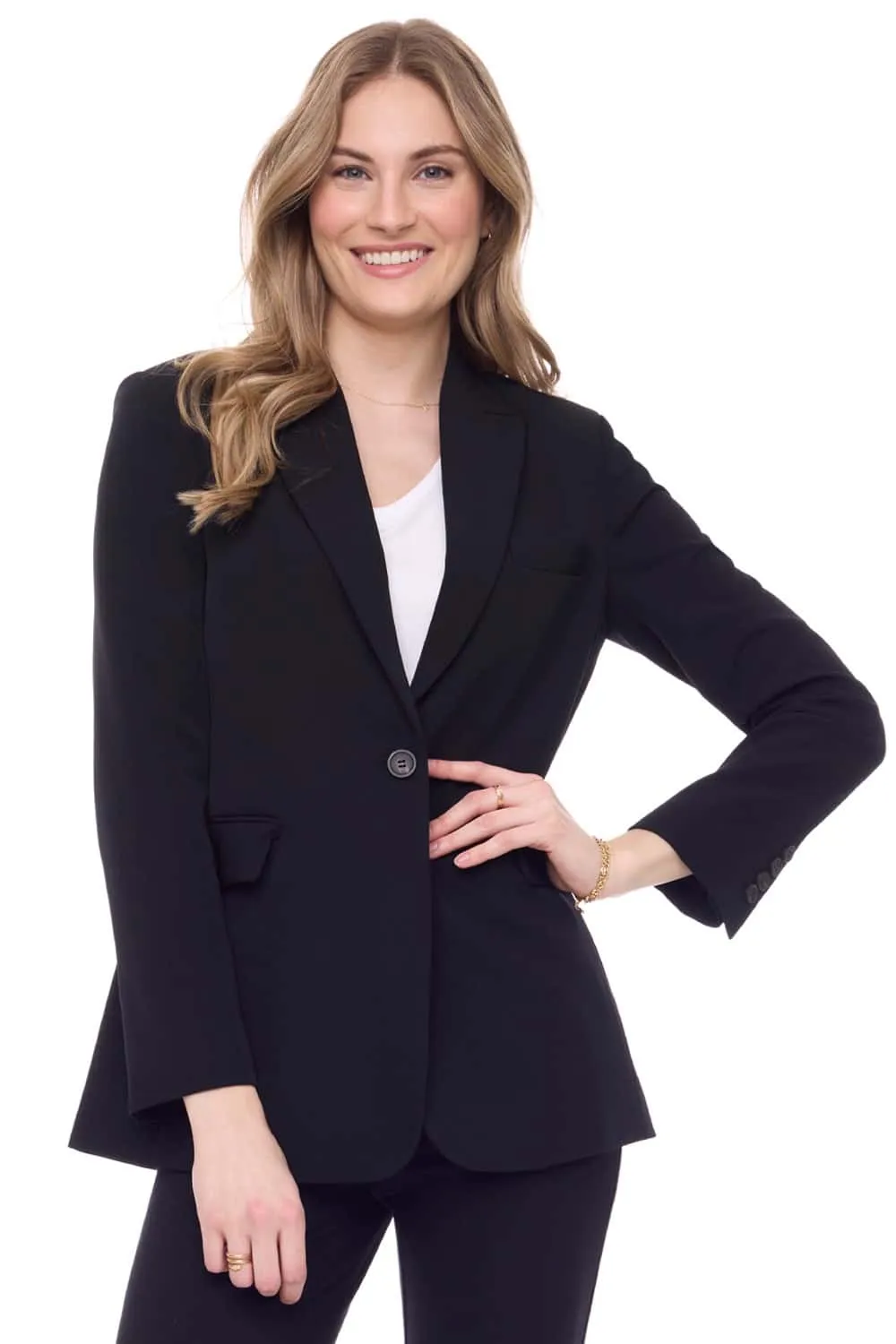 Mia Tailored Blazer - Black